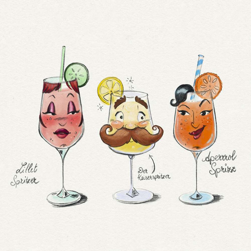Illustration Julia Lohninger Glascharacter